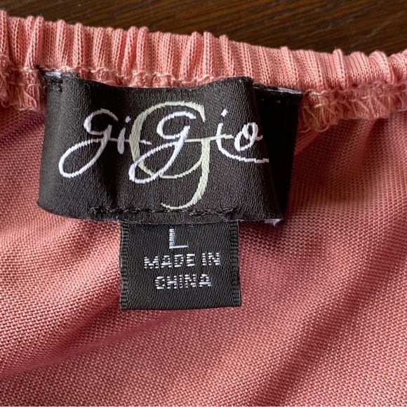 Gigio mauve spaghetti strap blouse - Picture 4 of 4